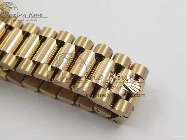 Best Bp RG Crystral 36 Edition 128239 on MOP Bracelet RG President Markers Dial Day-Date Maker White 0319